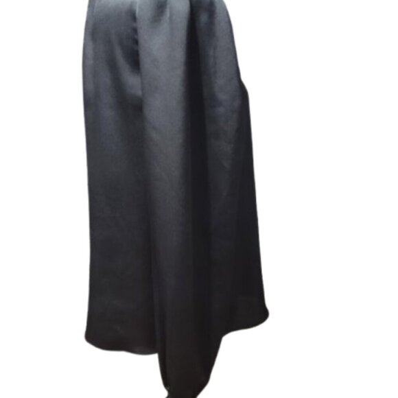 Cece Women's Textured Satin Long Puff Sleeve  Black Blouse Size Extra Small - Picture 4 of 12